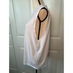 AG Adriano Goldschmied NWT Women's White Tank Top Large Cotton Scoop Neck Photo 1