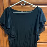 Juicy Couture Pam Gela Smocked Blouse Black Women’s Medium Photo 3