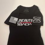 Grunt Style  black Beautiful Badass woman’s large tight fit short sleeve tee Photo 5