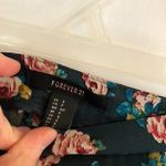 Forever 21 Green Pink Cream Floral Boho High Waisted Waist Rise Shorts JUNIORS S Photo 4