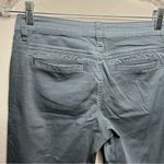 prAna Janessa Green Blue Button Fly Cropped Twill Outdoor Chino Pants Photo 9