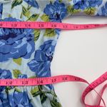 NWOT Pink Chicken New York PINK CHICKEN melissa dress in blue peonies Tuckernuck Photo 4