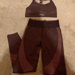 PINK - Victoria's Secret PINK Victoria secret athletic outfit set, bra and leggings. Size medium Photo 0