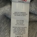 Aerie Rib-Knit Cropped T-Shirt Baby Tee Size Medium Coffe Print Photo 7