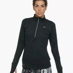 Nike Element Half-Zip Long Sleeve Black Running Athletic Top Performance Size S Photo 0