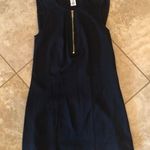 Cache Navy Blue Shift Cocktail Dress Size Small Photo 0