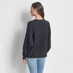 DKNY  nwt Black SEQUIN LOGO SWEATER size 2x Photo 1