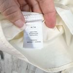 We Wore What Women's Ivory Cream Mock Neck Long Sleeve Shirred Blouse Size M Photo 8