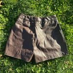 Charlotte Russe NWT Faux Brown Leather Shorts Photo 2