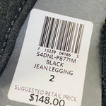 Eileen Fisher  Black Jean legging Cotton Blend Size 2 New With Tags Photo 9