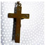 Vintage brass Queen of Heaven Rosary Photo 5