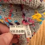 Simply Couture  NWOT Oversized Multicolor Knit Button Up Cardigan with Pockets Photo 4