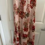 Paper Heart Floral V-Neck Maxi Dress - Red and Cream Photo 2