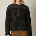 prAna Black Good Lux Fuzzy Full Zip Up Jacket Quilted Sherpa Size XS Photo 1