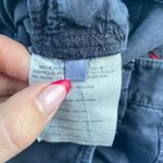 Prada Womens Navy Blue Cotton & Linen Ankle Zip Pull On Skimmer Shorts Size 38 Photo 6