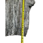 ZARA Sheer Black & White Button Front Ruffles Top Size Medium | 44-52 Photo 5