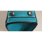 Simply Noelle Purse  Teal Purse Handbag Faux Leather Excellent Clean Condition Photo 5