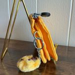 Kipling A Rare Modern Vintage Yellow  Creativity Zip Organizational Bag Pouch Photo 1