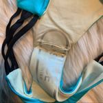 l*space L* Bikini Bottom Teal Blue Strappy Sides Photo 8
