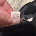 Victoria's Secret Victoria’s Secret Women’s Small Black Silk-Like Pajama Shirt Photo 6