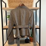 Loft Tweed Button Placket Tie Waist Blazer, 6 Photo 5