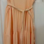 J.Crew NWT!!  Broken-In Jersey Tiered Maxi Dress in Light Orange Photo 11