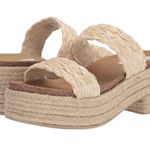 Steve Madden Women’s 9.5 Color Raffia Manifest Esapdrille Platform Sandals Shoes Photo 2