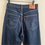 Levi's  Ribcage Straight Ankle Dark Wash Distressed Jeans Size 29 Photo 6