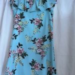 Maison Jules Floral Ruffle Sleeveless Dress Photo 2