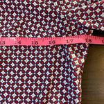 Banana Republic  Shirt Dress Sz 8 Geo Print Belted Button Front 3/4 Sleeve Career Photo 6