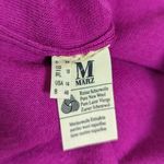 Vintage Marz Wool Short Sleeve Mock Neck Sweater Fuschia Size 14 Photo 4