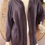 Very J sweater cardigan little purple size 1X with hat Photo 1