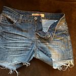 1st Kiss Skinny Sequence Front & Back Pocket Jean Shorts Sz 7 Photo 1