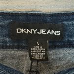DKNY Women's Classic Blue Denim Roll Cuff Bermuda Jean Shorts Size 6 Photo 1