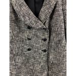 Rickie Freeman Teri Jon Womens Wool Blend Blazer Jacket Size 8 Black Photo 2