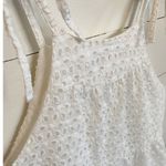 ZARA  White Eyelet Strapless Embroidered Dress SZ S‎ cottage Photo 11