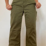 Tna Aritzia Tan Gray Carpenter Straight Leg Utility Pants Jeans Women's size 4 Photo 0