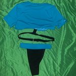 ICON Swim Blue and Black Women's Swim Set size Medium Photo 1