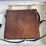 M2M Alletier NIB Brown Pony Leather Crossbody Bag Photo 3