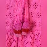 Vineyard Vines  Allamanda Eyelet Tiered Tassel Top Pink Lined Vacation Summer XS Photo 4