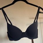 SKIMS  Fits Everybody T-Shirt Demi Bra Onyx Size  36A NWT Photo 7