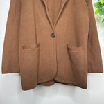 J.Crew  Brown Cecile Relaxed Sweater Blazer size S Small BF013 Photo 3
