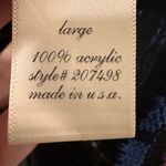 Alya  Striped Open Front Cardigan Sweater Large Photo 6