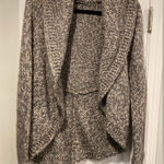 Elsamanda Italy Anthropologie Size M Gray Alpaca Blend Open Cardigan Sweater Size M Photo 0
