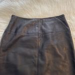 H.I.P. SIENA 100% Leather Skirt long 23” waist 30” 36” excellent condition size 10 Photo 9