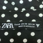 ZARA Black Polka Dot Sleeveless Sweetheart Neck Playsuit Jumpsuit Romper XS Photo 5