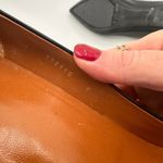 Aquatalia  Black Leather Pointed Toe Marion Kitten Heel Pumps Size 8 Photo 2