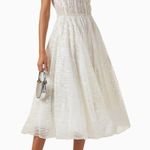 Bronx and Banco NWT Mademoiselle Bridal Midi Dress in White. Photo 7