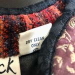 Flashback Vintage 90s Tapestry Jacket Velvet Blazer Ribbed Sequin Embroidered L Photo 10