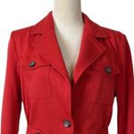 CAbi Little Red Jacket #3374 Tailored Ponte Knit Blazer Jacket Women’s Size 4 Photo 6
